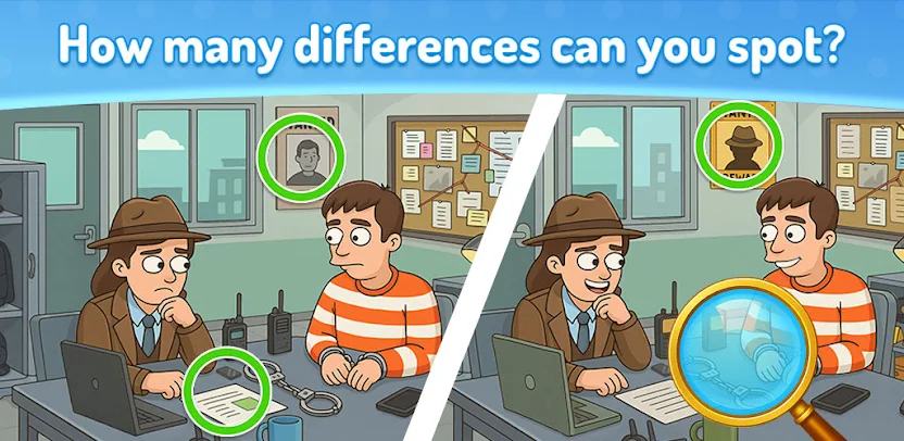 Find Difference Hidden Objects